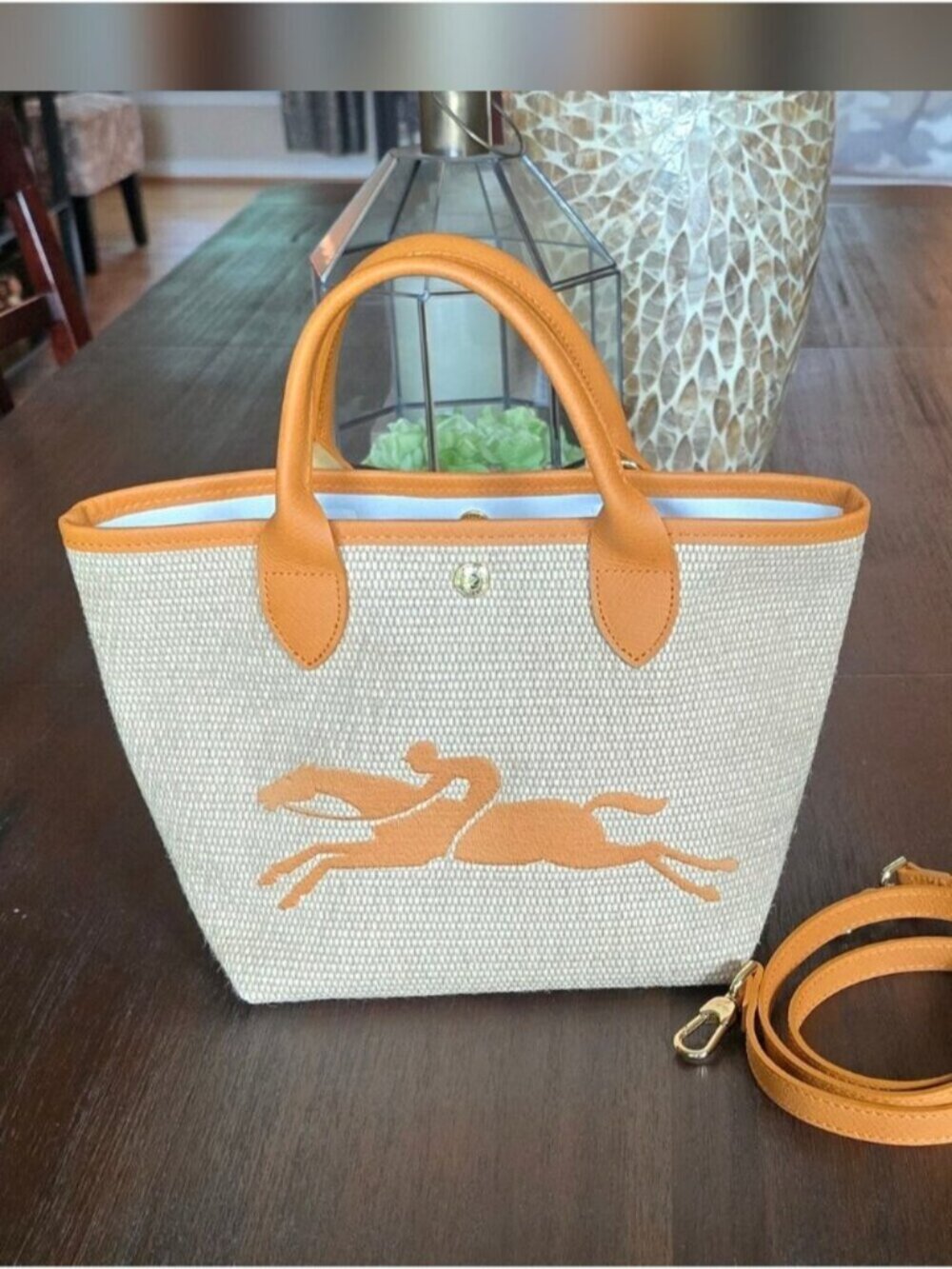 Longchamp Le Panier Pilage Small Basket Bag